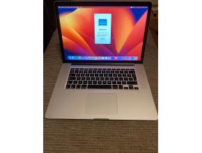 Apple MacBook Pro 15" A1398 2015 i7-4th Gen 2.5Ghz 16GB RAM 256GB SSD Silver